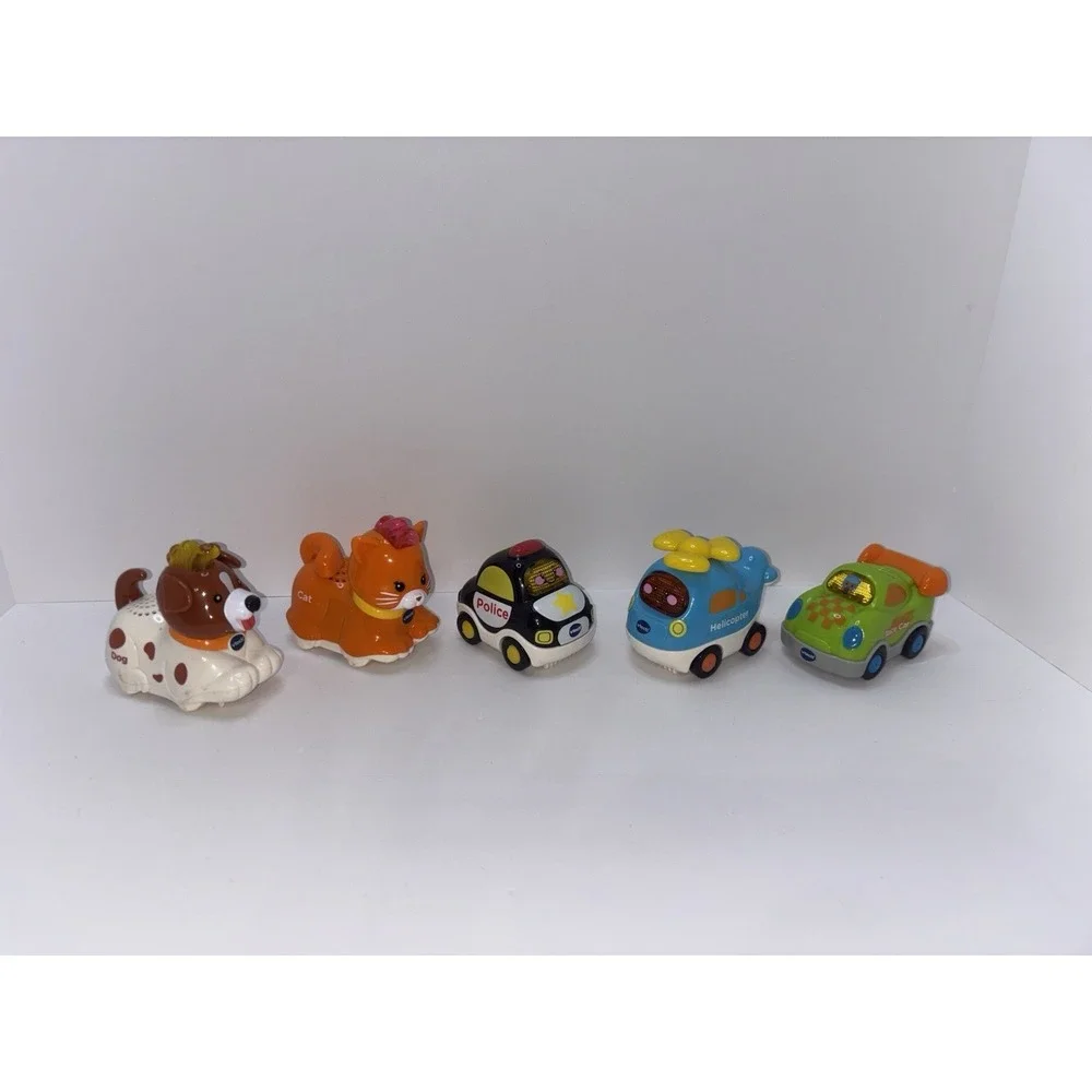 VTech Go Go Smart Wheels and Vehicles & Animals Lot‎ of 5 Lights & Sounds